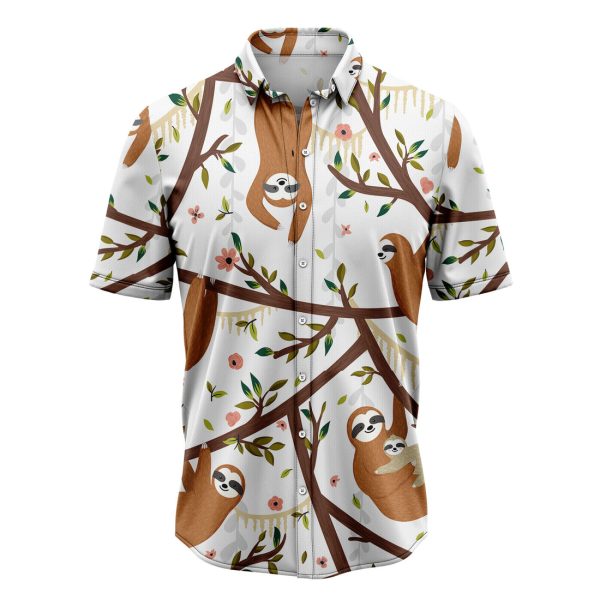 Amazing Sloth Hawaiian Shirt Summer Shirt For Men and Women Jezsport.com