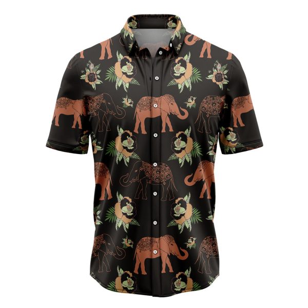 Amazing Elephant Hawaiian Shirt Summer Shirt For Men and Women Jezsport.com