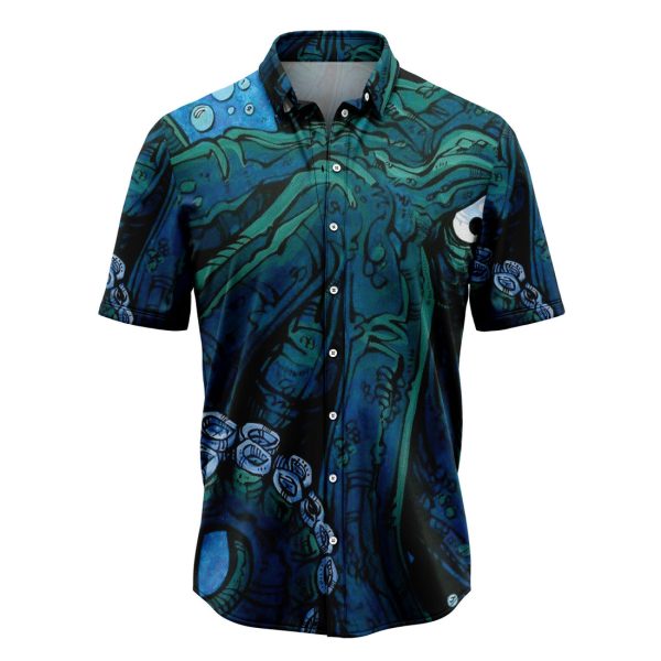 Blue Octopus Hawaiian Shirt Summer Shirt For Men and Women Jezsport.com