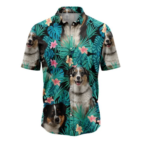 Australian Shepherd Tropical Hawaiian Shirt Summer Shirt For Men and Women Jezsport.com