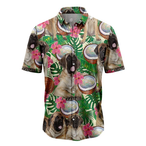 Mastiff Tropical Coconut Hawaiian Shirt Summer Shirt For Men and Women Jezsport.com