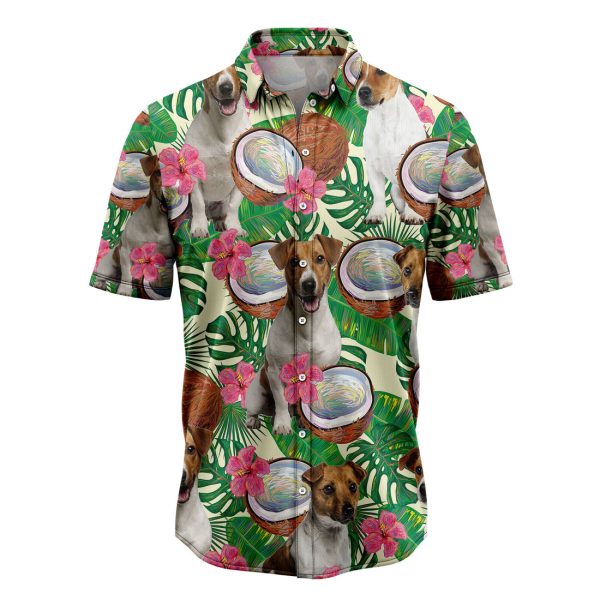 Jack Russell Terrier Tropical Coconut Hawaiian Shirt Summer Shirt For Men and Women Jezsport.com