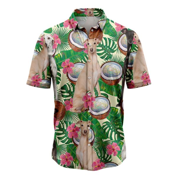 Greyhound Tropical Coconut Hawaiian Shirt Summer Shirt For Men and Women Jezsport.com