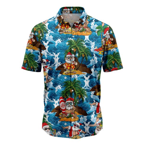 Santa Claus Crusoe Hawaiian Shirt, Summer Shirt For Men and Women, Short Sleeve Jezsport.com