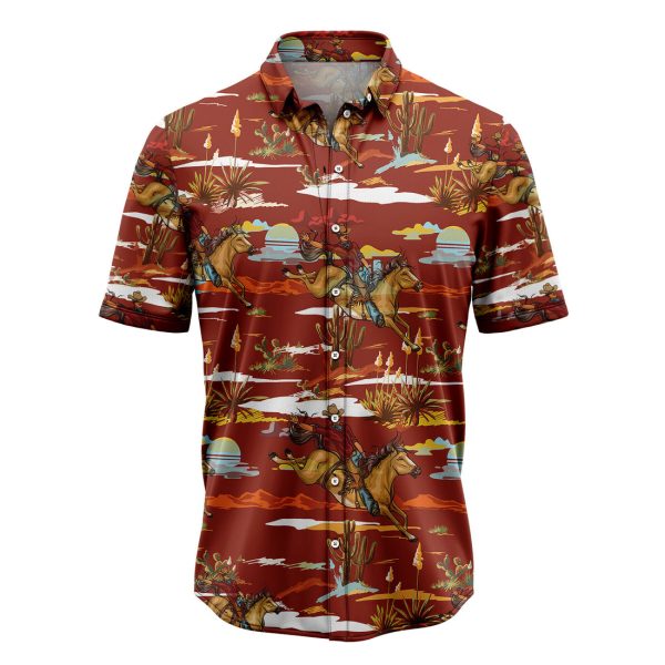 Cowboy Cactus Desert Hawaiian Shirt Summer Shirt For Men and Women Jezsport.com