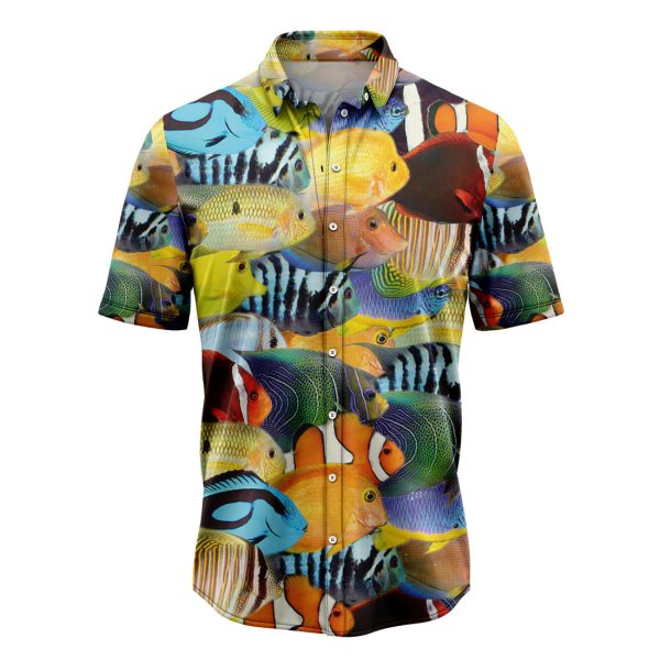 Tropical Fish Sealife Hawaiian Shirt Summer Shirt For Men and Women Jezsport.com