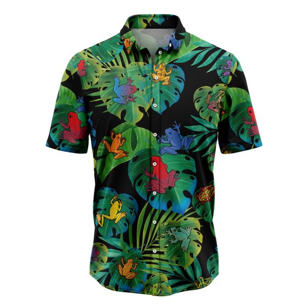 Rainforest Frogs Hawaiian Shirt Summer Shirt For Men and Women Jezsport.com