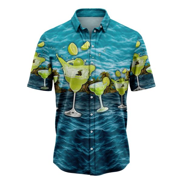 Margarita Blue Ocean Hawaiian Shirt Summer Shirt For Men and Women Jezsport.com