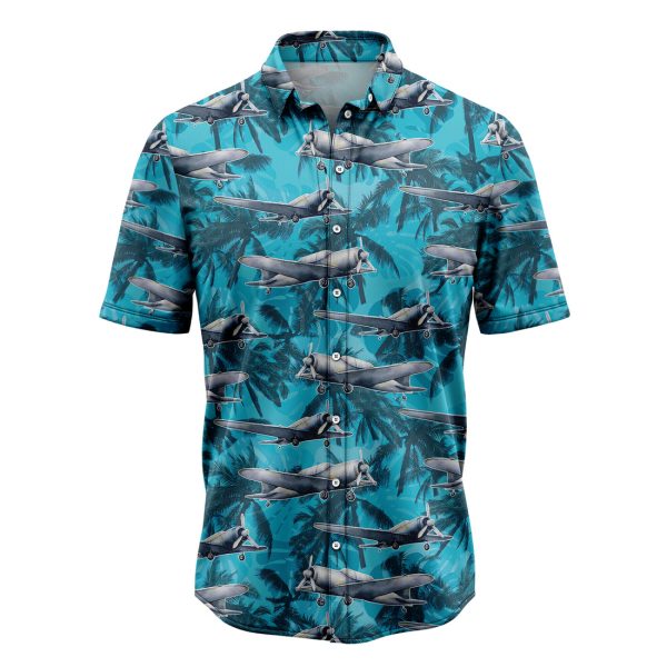 Plane Palm Hawaiian Shirt Summer Shirt For Men and Women Jezsport.com