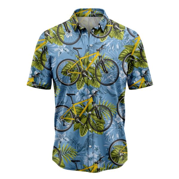 Biking Tropical Hawaiian Shirt Summer Shirt For Men and Women Jezsport.com