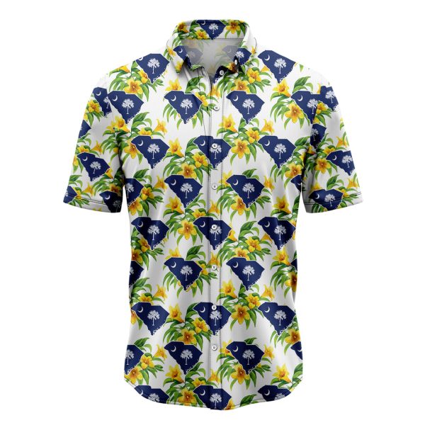 South Carolina Yellow Jessamine Hawaiian Shirt, Summer Shirt For Men and Women, Short Sleeve Jezsport.com