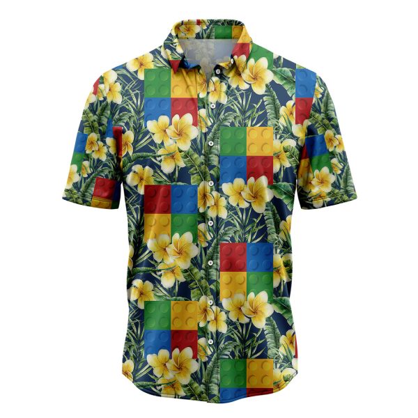 Lego Frangipani Hawaiian Shirt Summer Shirt For Men and Women Jezsport.com