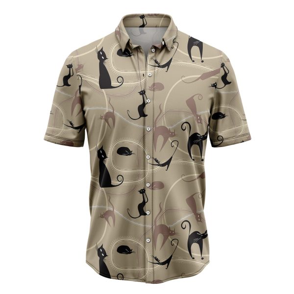 Amazing Black Cat 1 Hawaiian Shirt Summer Shirt For Men and Women Jezsport.com