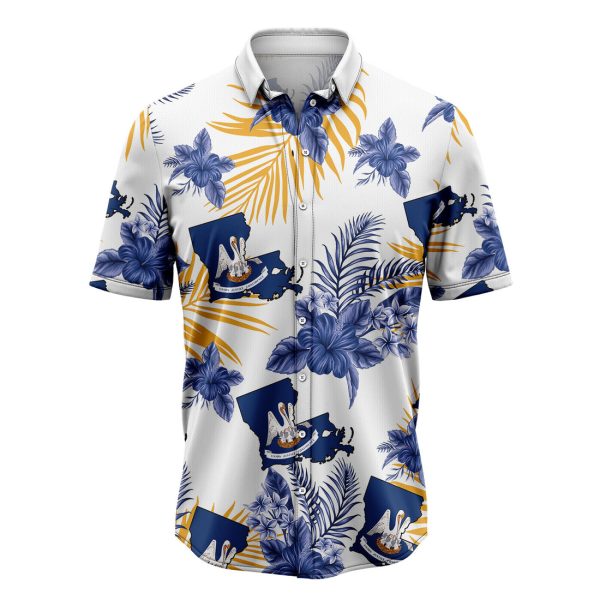 Louisiana Proud Hawaiian Shirt Summer Shirt For Men and Women Jezsport.com