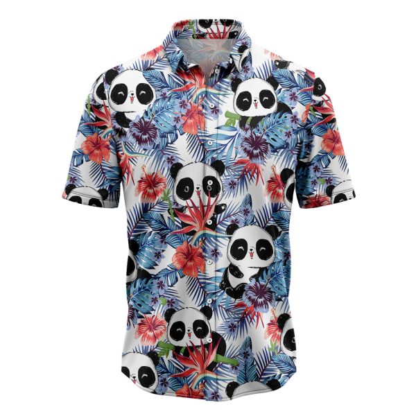 Panda Tropical Hawaiian Shirt Summer Shirt For Men and Women Jezsport.com