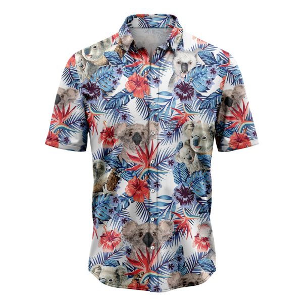 Koala Tropical Hawaiian Shirt Summer Shirt For Men and Womenn Jezsport.com