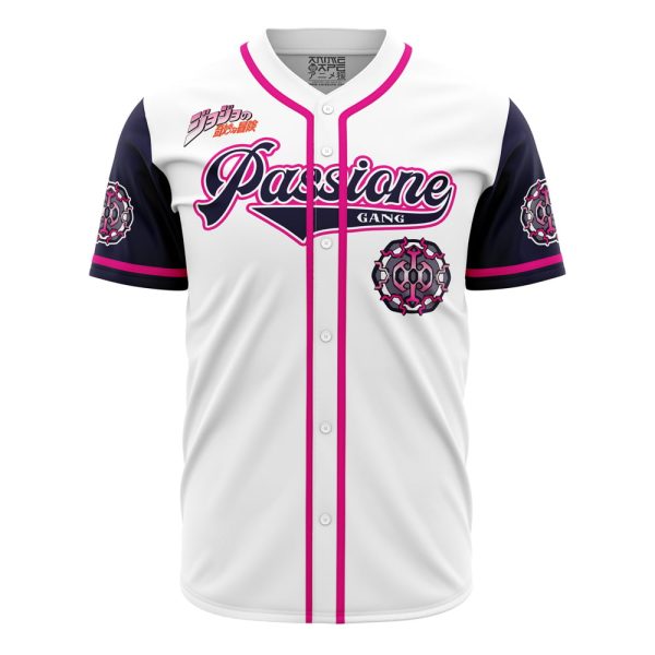 Passione Gang Golden Wind Jojo’s Bizarre Adventure Baseball Jersey 3D Printed, For Men and Women Jezsport.com