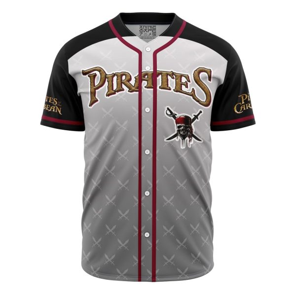 Sparrow Pirates of the Caribbean V1 Disney Baseball Jersey 3D Printed, For Men and Women Jezsport.com