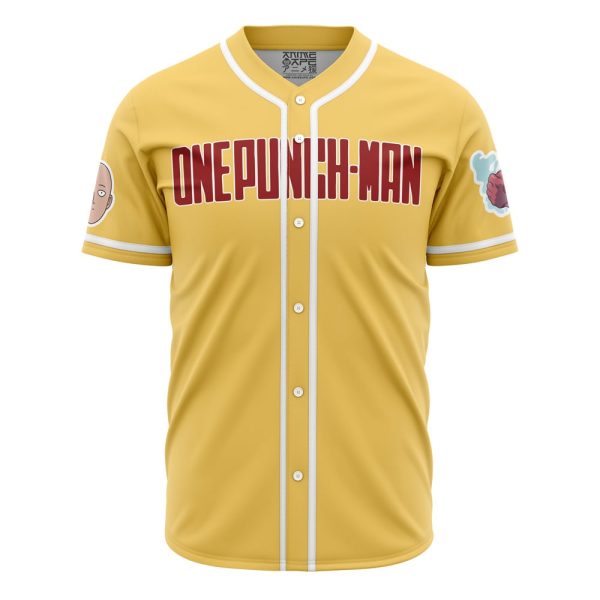 Power Saitama Punch Man Baseball Jersey 3D Printed, For Men and Women Jezsport.com