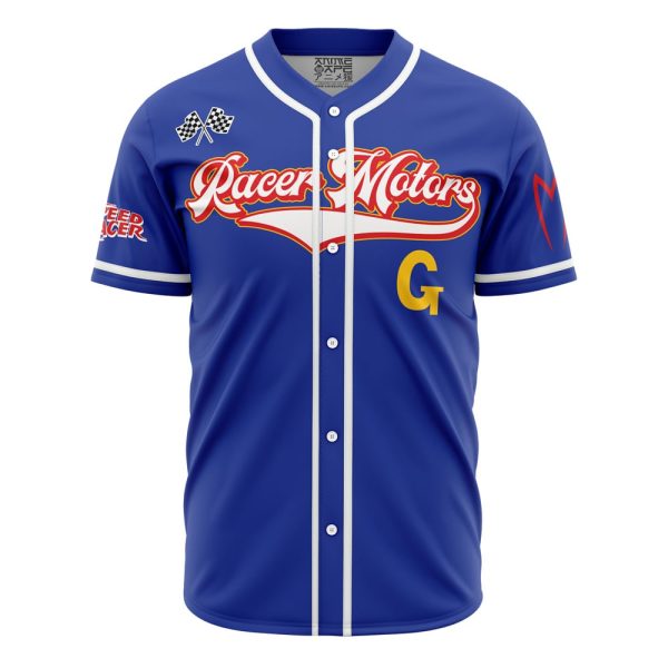 Racer Motors Speed Racer Baseball Jersey 3D Printed, For Men and Women Jezsport.com