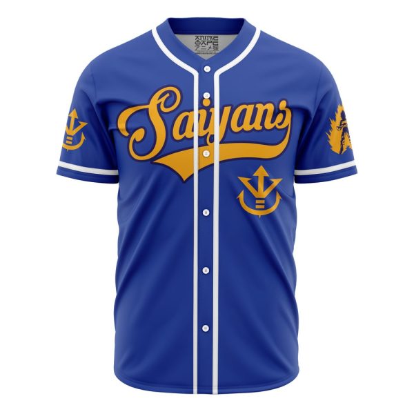 Saiyan Vegeta V2 Dragon Ball Z Baseball Jersey 3D Printed, For Men and Women Jezsport.com