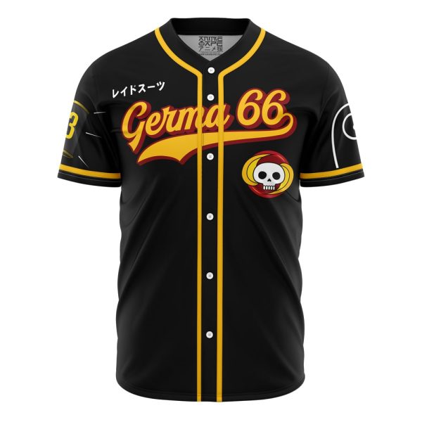 Sanji Germa 66 One Piece Baseball Jersey 3D Printed, For Men and Women Jezsport.com