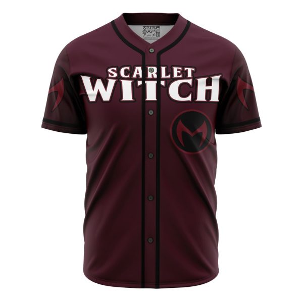 Scarlet Witch Marvel Baseball Jersey 3D Printed, For Men and Women Jezsport.com