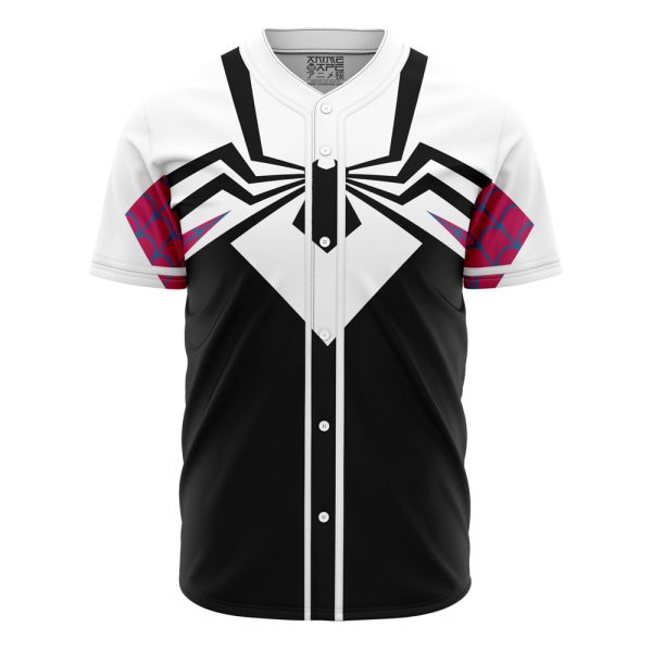 Spider Gwen Marvel Baseball Jersey 3D Printed, For Men and Women Jezsport.com