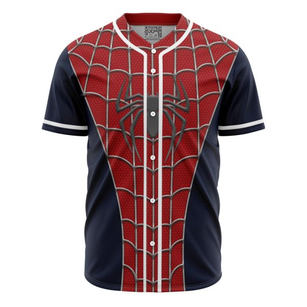 Spiderman Cosplay Marvel Baseball Jersey 3D Printed, For Men and Women Jezsport.com