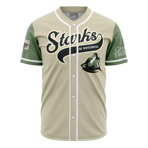 Starks of Winterfell Game of Thrones Baseball Jersey 3D Printed, For Men and Women Jezsport.com