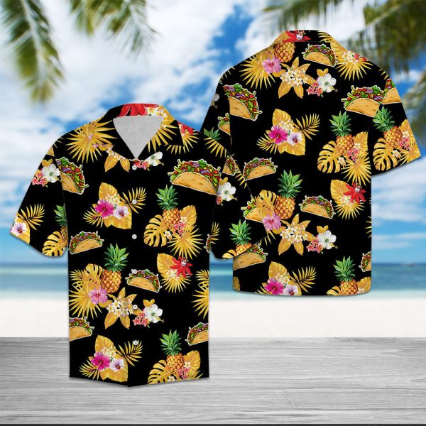 Tacos Taco Bell Pineapple Tropical Hawaiian Shirt Summer Shirt For Men and Women Jezsport.com