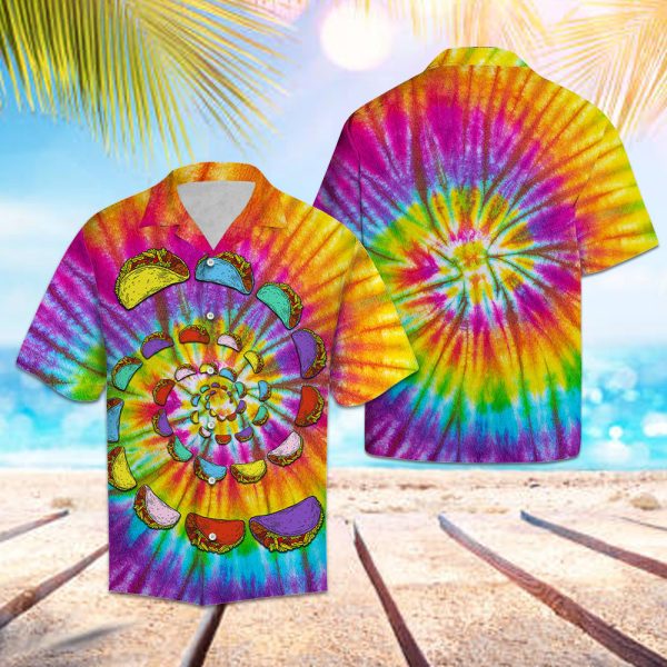 Awesome Tacos Taco Bell Tie Dye Hawaiian Shirt Summer Shirt For Men and Women Jezsport.com