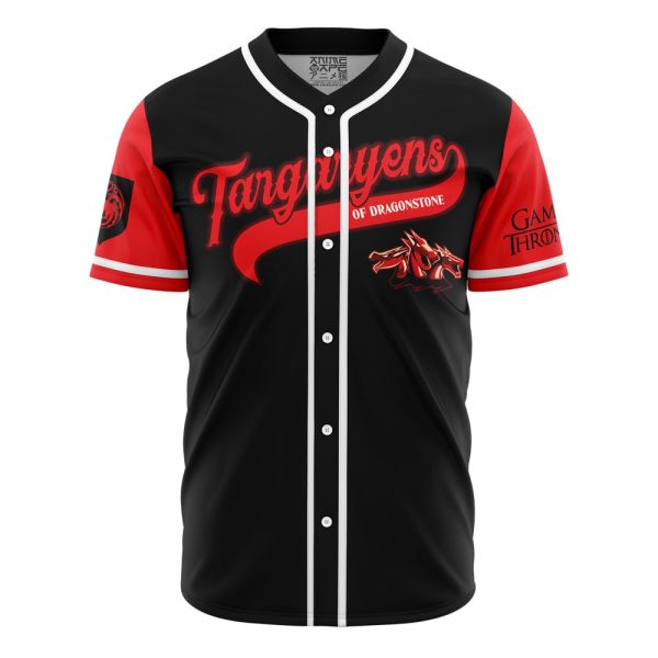 Targaryens of Dragonstone Game of Thrones Baseball Jersey 3D Printed, For Men and Women Jezsport.com