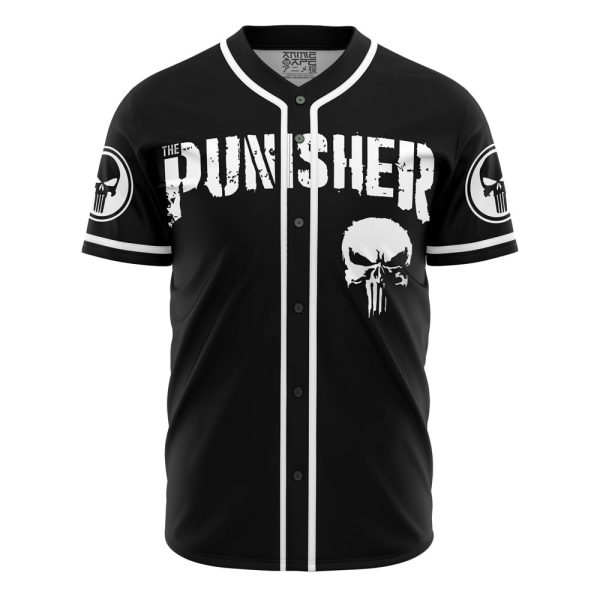 The Punisher Marvel Baseball Jersey 3D Printed, For Men and Women Jezsport.com