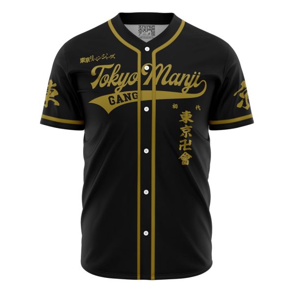 Tokyo Manji Gang Mikey Tokyo Revengers Baseball Jersey 3D Printed, For Men and Women, Size XL Jezsport.com