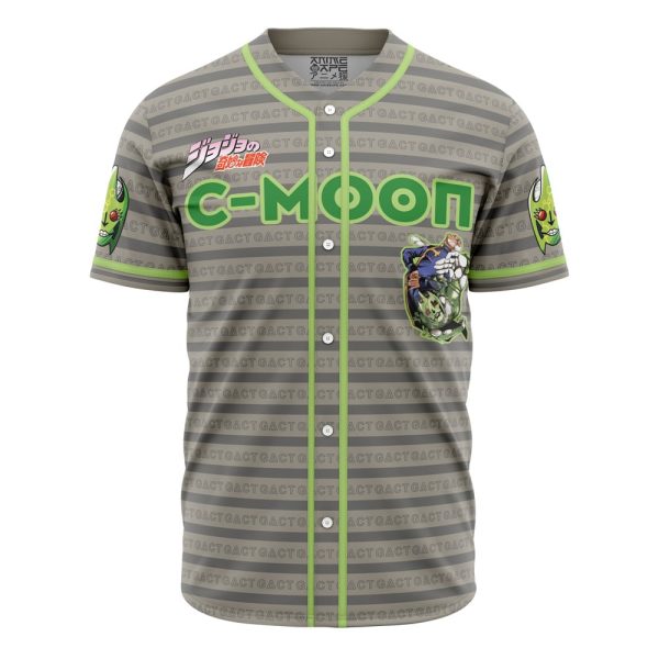 Enrico Pucci C-Moon Jojo’s Bizarre Adventure Baseball Jersey 3D Printed, For Men and Women Jezsport.com