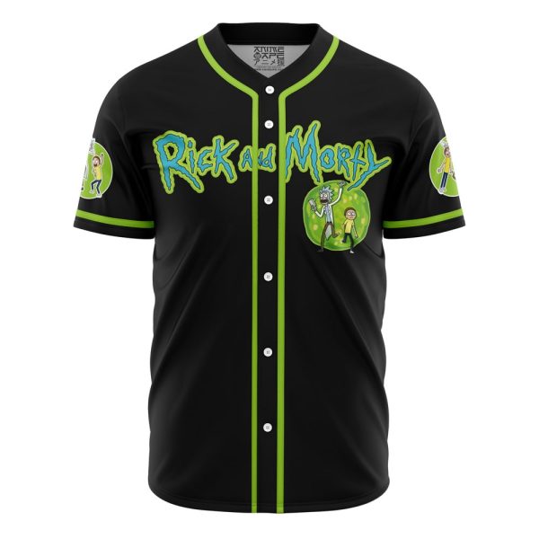 Rick and Morty Trippy Cosmic Rick Baseball Jersey 3D Printed, For Men and Women, Size XL Jezsport.com