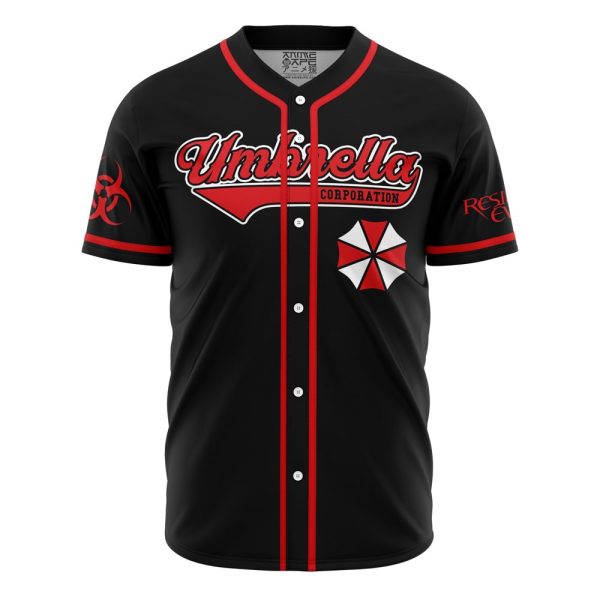 Umbrella Corp Resident Evil Baseball Jersey 3D Printed, For Men and Women, Size XL Jezsport.com