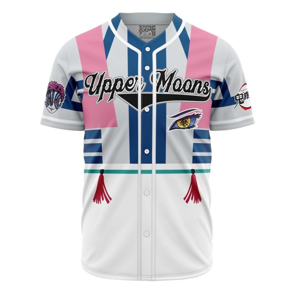 Upper Moons Akaza Demon Slayer Baseball Jersey 3D Printed, For Men and Women Jezsport.com