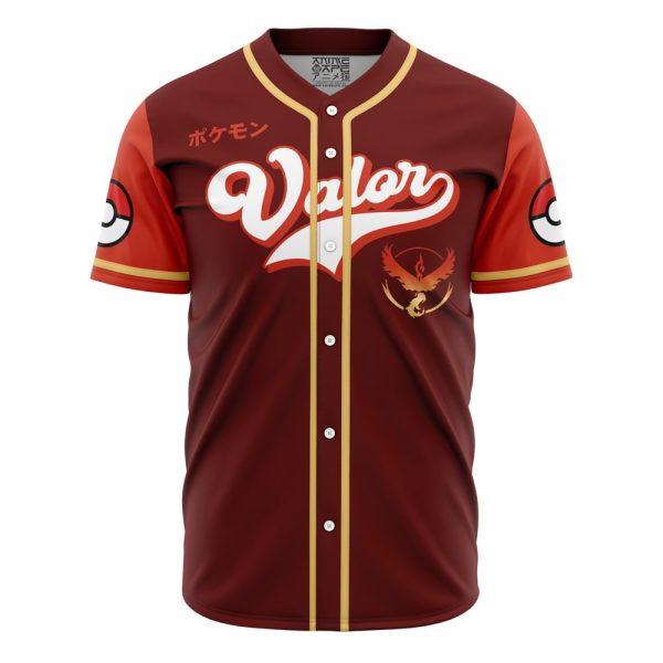 Team Valor Pokemon Baseball Jersey 3D Printed, For Men and Women Jezsport.com