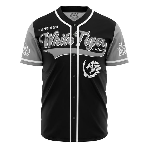 White Tiger Guild Solo Leveling Baseball Jersey 3D Printed, For Men and Women Jezsport.com