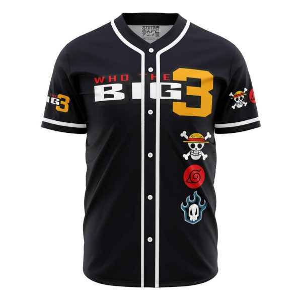 Who The Big 3 V1 Baseball Jersey 3D Printed, For Men and Women, Size XL Jezsport.com