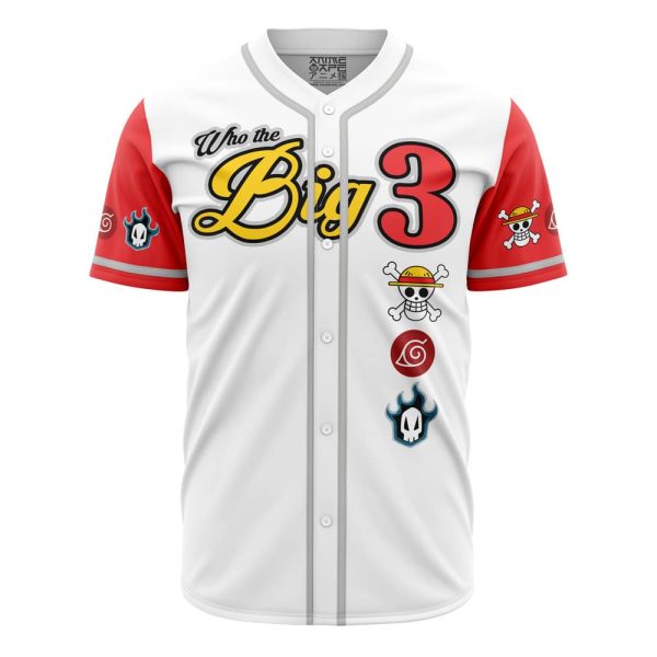 Who The Big 3 V2 Baseball Jersey 3D Printed, For Men and Women, Size XL Jezsport.com