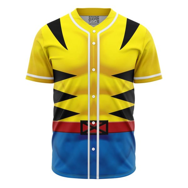 Wolverine Cosplay Marvel Baseball Jersey 3D Printed, For Men and Women Jezsport.com