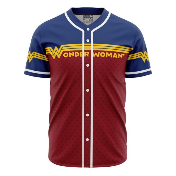 Wonder Woman DC Comics Baseball Jersey 3D Printed, For Men and Women Jezsport.com