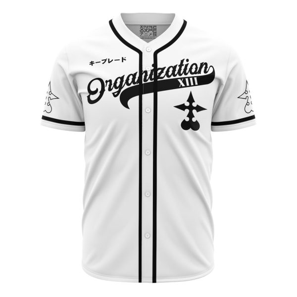 Xemnas Organization XIII Kingdom Hearts Baseball Jersey 3D Printed, For Men and Women Jezsport.com