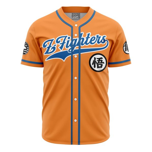 Z-Fighters Goku Dragon Ball Z Baseball Jersey 3D Printed, For Men and Women, Size XL Jezsport.com