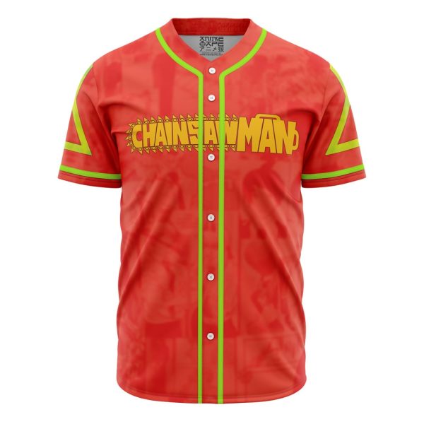 Denji Chainsaw Man Baseball Jersey 3D Printed, For Men and Women Jezsport.com