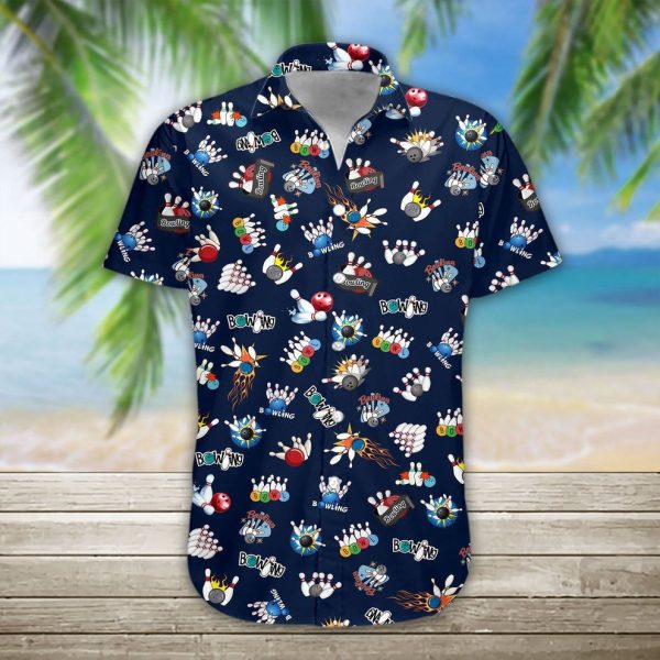 3D Bowling Hawaii Shirt, Summer Shirt For Women and Women, Short Sleeve Jezsport.com