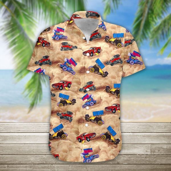 3D Dirt Track Racing Hawaii Shirt, Summer Shirt For Women and Women, Short Sleeve Jezsport.com